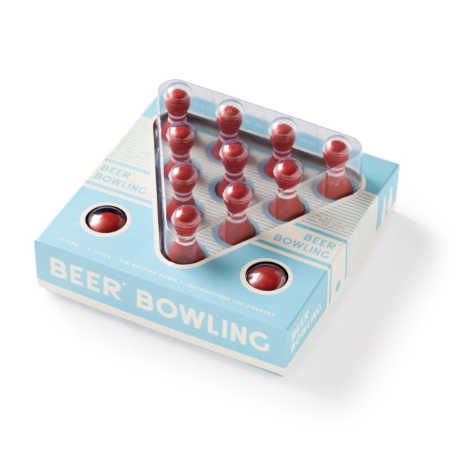 Beer Bowling Drinking Game Set