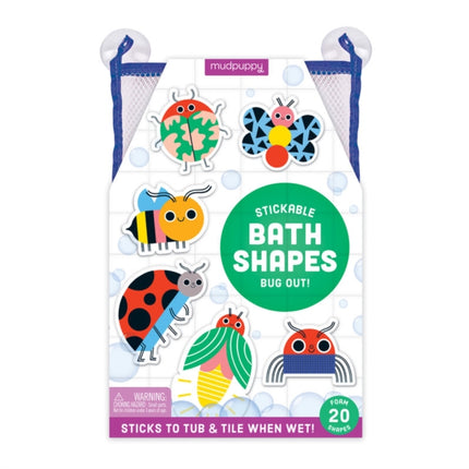 Bug Out Stickable Foam Bath Shapes