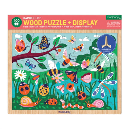 Garden Life 100 Piece Wood Puzzle  Display