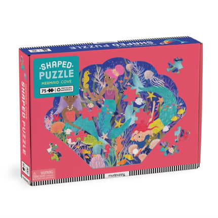 Mermaid Cove 75 Piece Shaped Scene puzzle