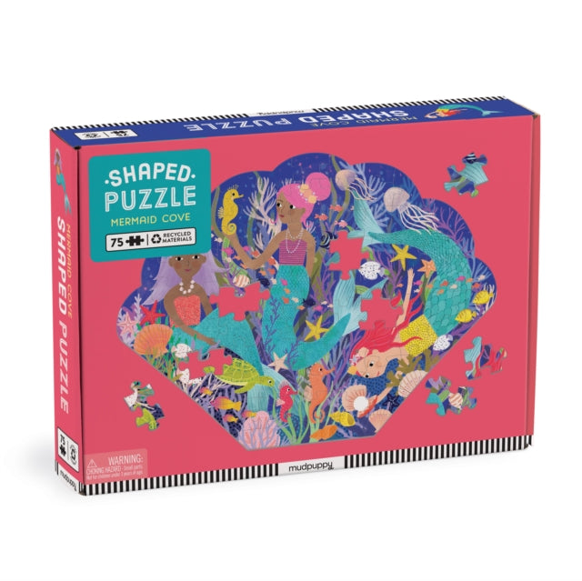 Mermaid Cove 75 Piece Shaped Scene puzzle