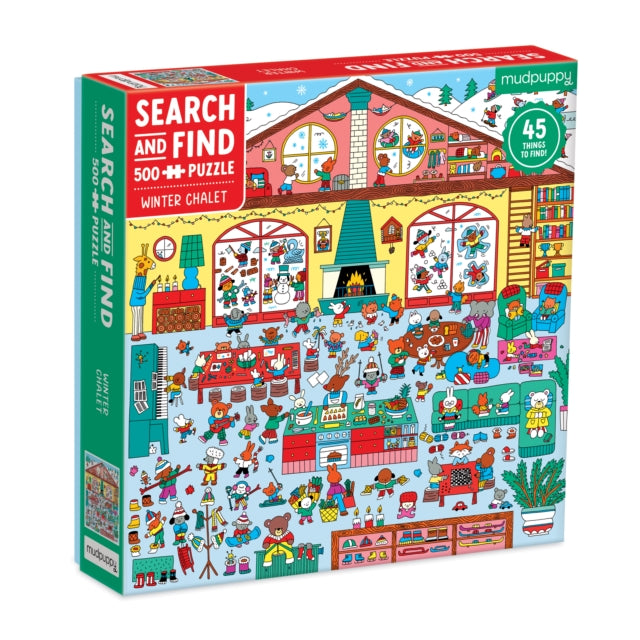 Winter Chalet 500 piece Search  Find Puzzle