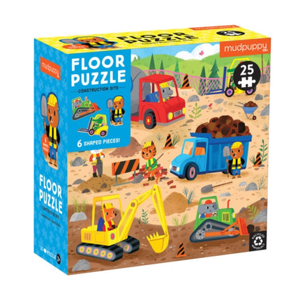 Construction Site 25 Piece Floor Puzzle with