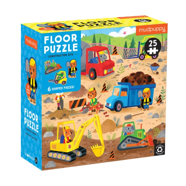 Construction Site 25 Piece Floor Puzzle with