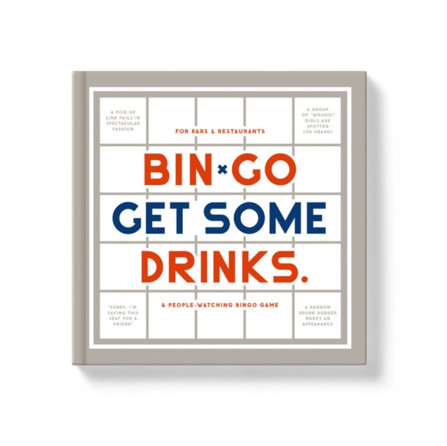 Bingo Get A Few Drinks Bingo Book