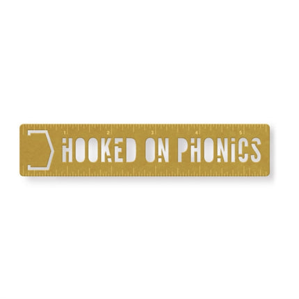Hooked On Phonics Metal Bookmark Stencil