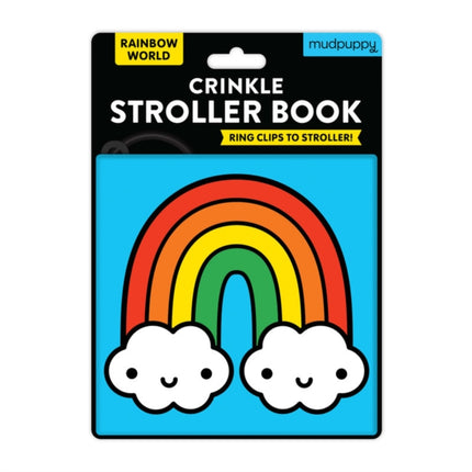 Rainbow World Crinkle Fabric Stroller Book