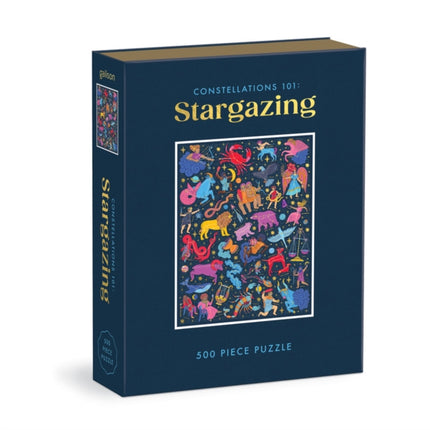 Constellations 101 Stargazing 500 Piece Book Puzzle