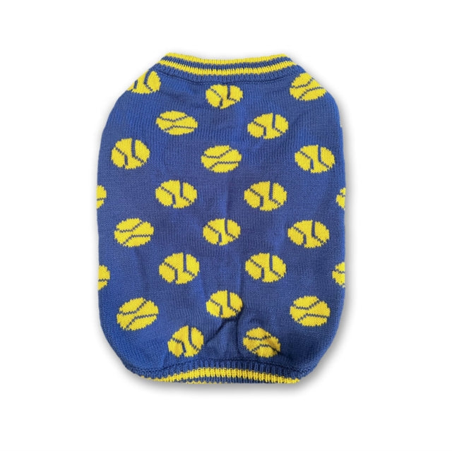 Tennis Balls  Dog Sweater XSmall