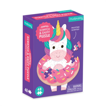 Unicorn Sprinkles 48 Piece Mini Scratch  Sniff Puzzle