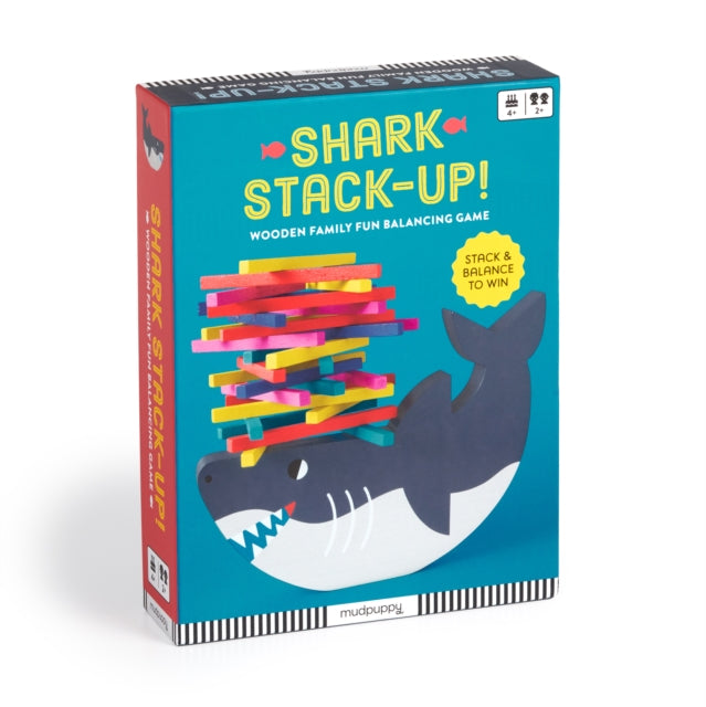 Shark Stackup Wooden Balancing Game