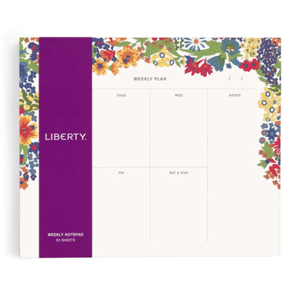 Liberty Margaret Annie Weekly Notepad