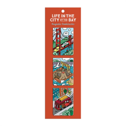 Life In The City By The Bay Magnetic Bookmarks