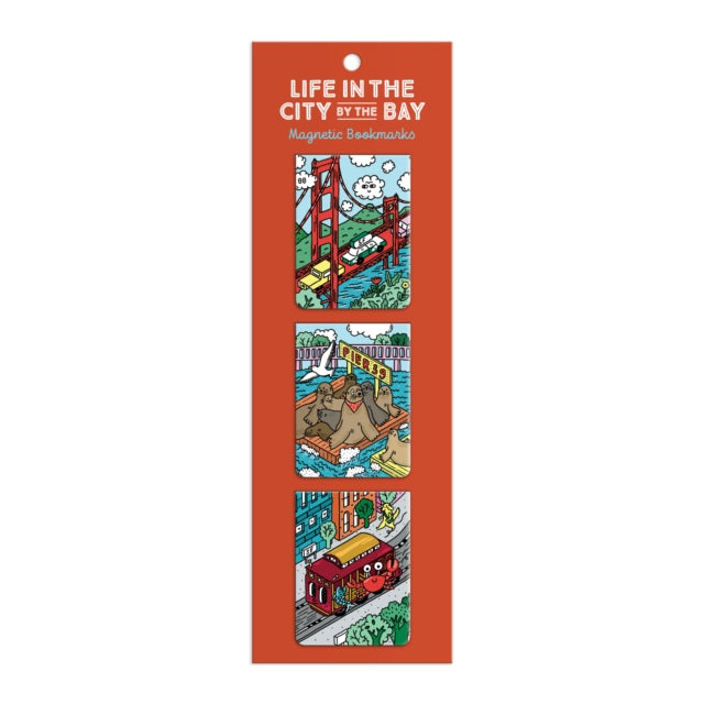 Life In The City By The Bay Magnetic Bookmarks