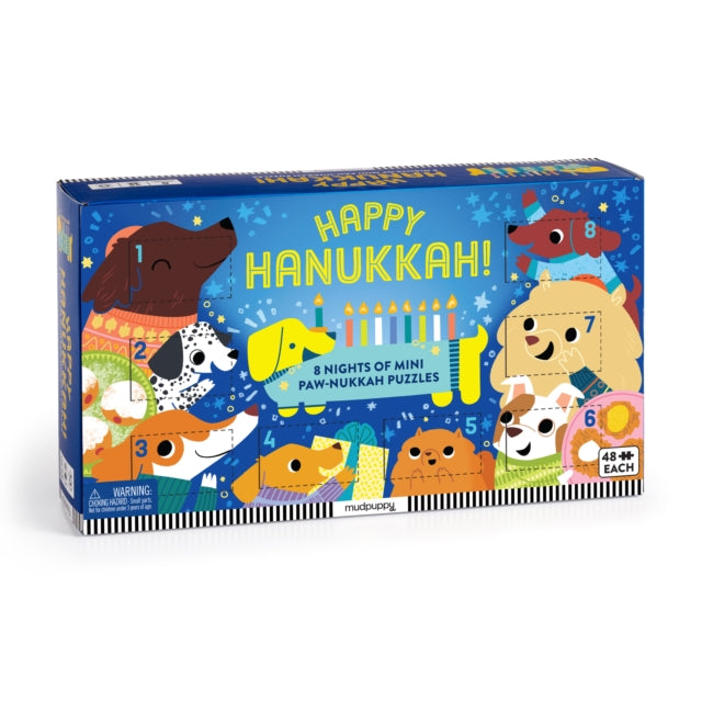 Happy Hanukkah Countdown Puzzle Set