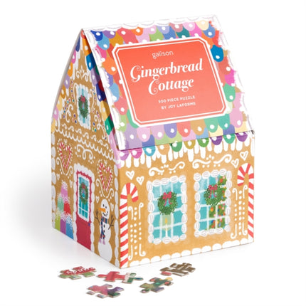 Joy Laforme Gingerbread Cottage. 500 Piece Puzzle in a House