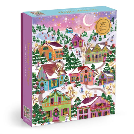 Joy Laforme Snowcap Village 1000 Piece Foil