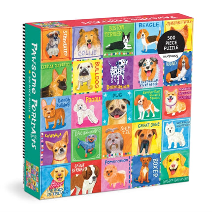 Dog Portraits 500 Piece Family Puzzle