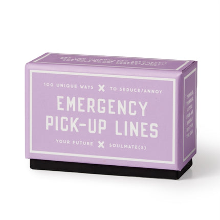 Emergency Pickup Lines Card Set