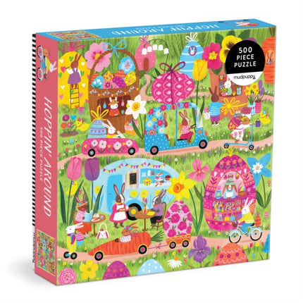 Hoppin Around 500 Piece Family Puzzle