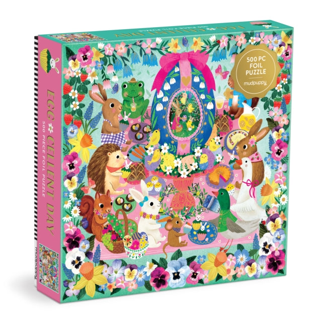 Eggcellent Day 500 Piece Foil Family Puzzle