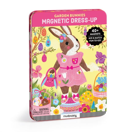 Garden Bunnies Magnetic Dressup