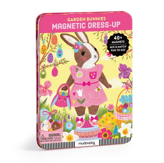Garden Bunnies Magnetic Dressup