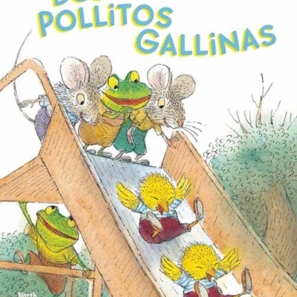 Dos pollitos gallinas