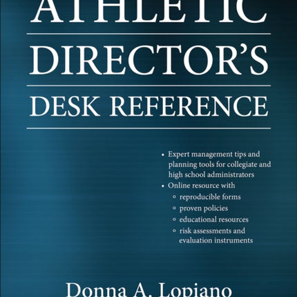 Athletic Directors Desk Reference