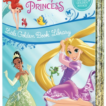 Disney Princess Little Golden Book Library (Disney Princess): Tangled; Brave; The Princess and the Frog; The Little Mermaid; Beauty and the Beast; Cinderella