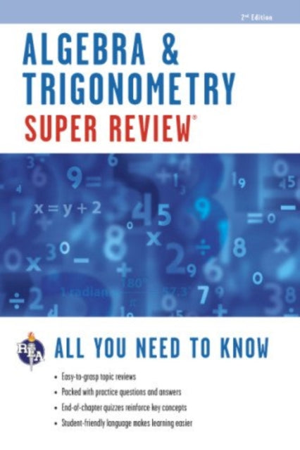Algebra  Trigonometry Super Review Super Reviews Study Guides