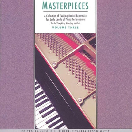 EverybodyS Perfect Masterpieces 3 Alfred Masterwork Editions