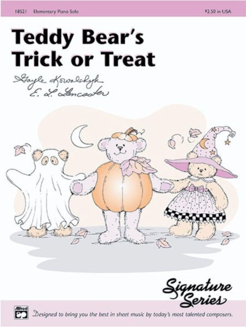 Teddy Bears Trick or Treat Sheet Signature