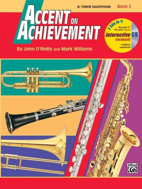 Accent on Achievement Book 2 Tenor Saxophone BFlat Tenor Saxophone Book  CD BK 2