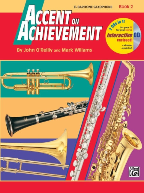 Accent on Achievement Book 2 Baritone Saxophone EFlat Baritone Saxophone Book  CD