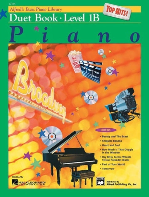 Alfreds Basic Piano Library Top Hits Duet Book Bk 1B