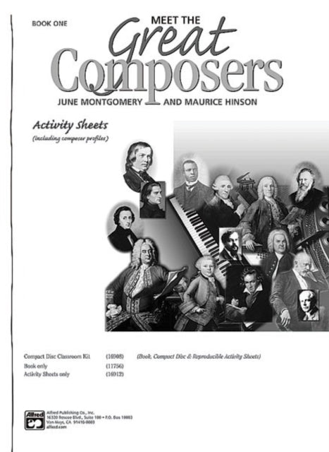 Meet the Great Composers Book 1 Act Sht Including Composer Profiles Activity Sheets Learning Link