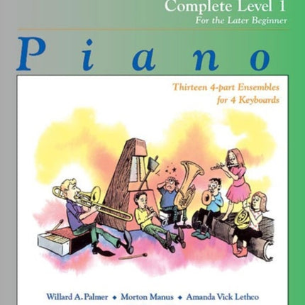 Alfreds Basic Piano Library Ensemble Book Complete Bk 1 For the Later Beginner