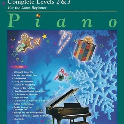 Alfreds Basic Piano Library Top Hits Christmas Complete Bk 2  3 Complete 23