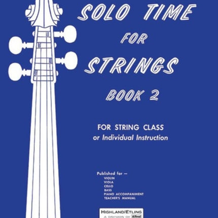 Solo Time for Strings Book 2 Cello