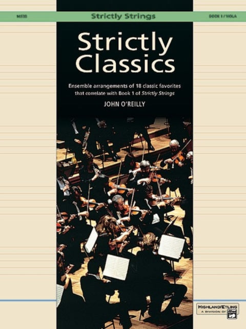 Strictly Classics Book 1 Viola Strictly Strings