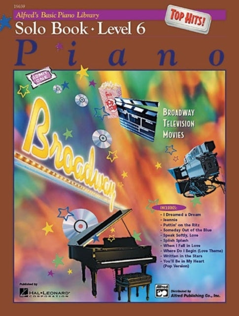 AlfredS Basic Piano Library Top Hits Solo Book 6