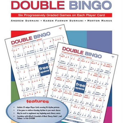 Alfreds Essentials of Music Theory Rhythm Double Bingo