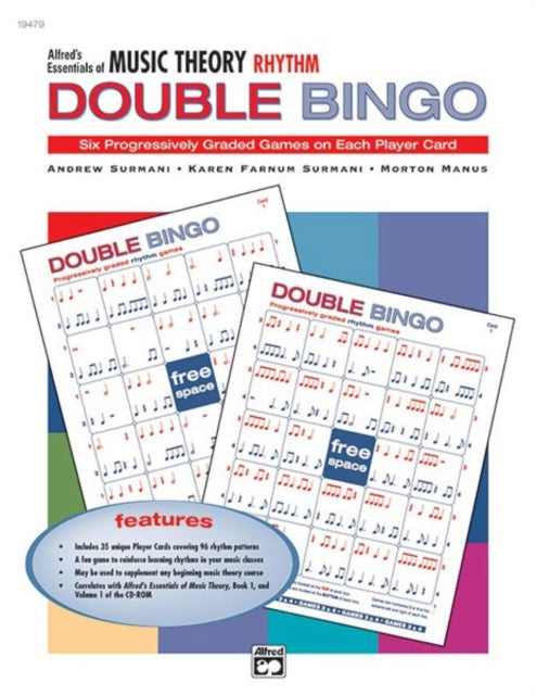 Alfreds Essentials of Music Theory Rhythm Double Bingo