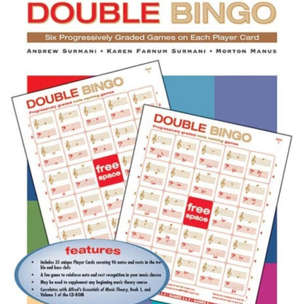 Double Bingo Game - Note Naming: Alfred'S Essentials of Music Theory