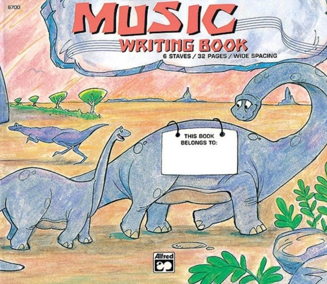 Alfreds Basic Music Writing Book Wide Lines Wide Lines 32 Pages