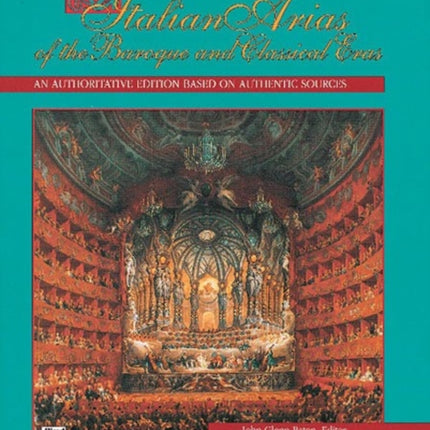 Italian Arias of the Baroque and Classical Eras Low Voice