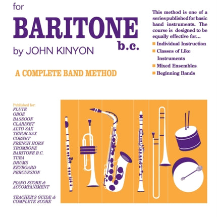 John Kinyons Basic Training Course Book 2 Baritone BC John Kinyons Band Course