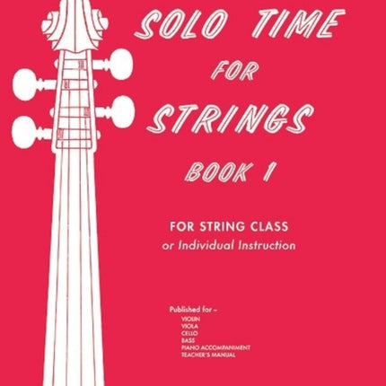 Solo Time for Strings Book 1 Piano Acc