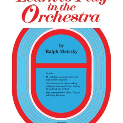 Learn to Play in the Orchestra Book 2